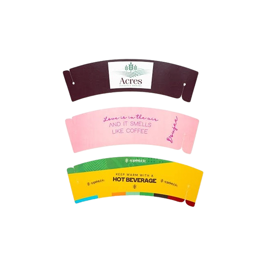 Custom Coffee Cup Sleeves - Image 2