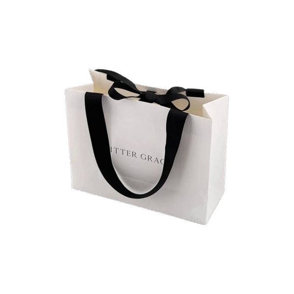 Custom White Paper Bags