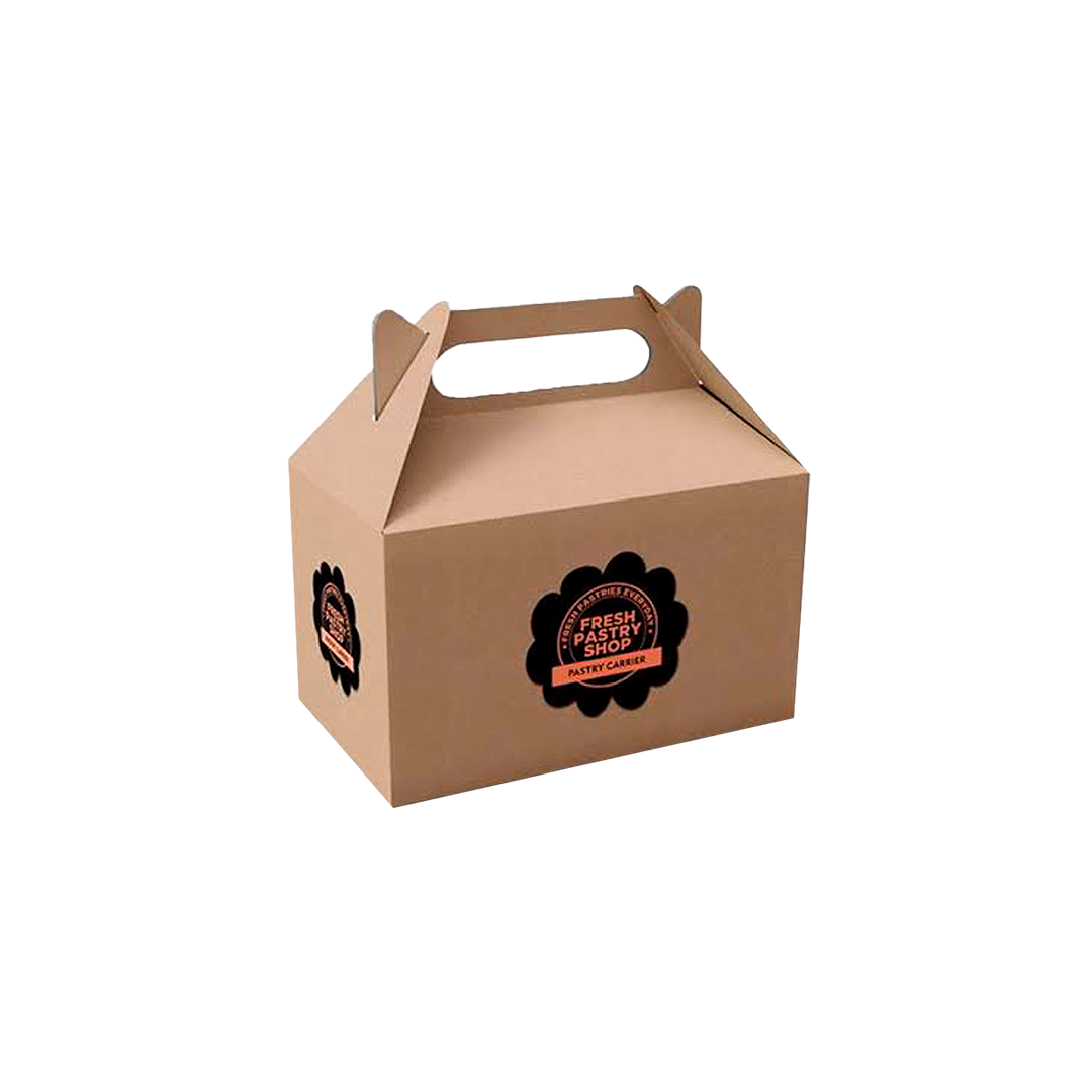 custom Kraft gable box 1